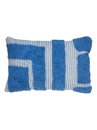 Coussin en coton tufte Poppys Color