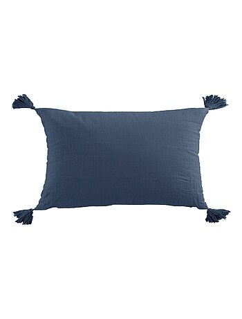 Coussin en double gaze de coton 'Deko&co'