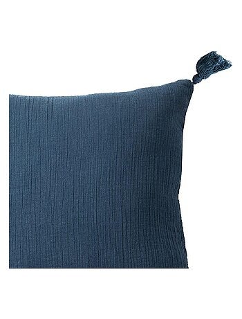 Coussin en double gaze de coton 'Deko&co'