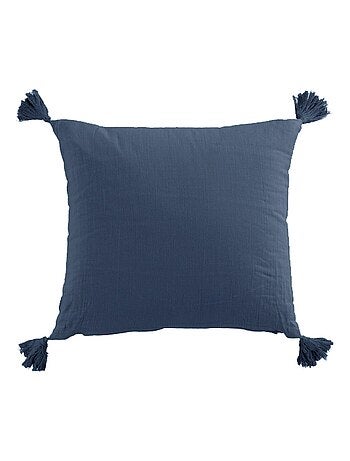 Coussin en double gaze de coton 'Deko&co'