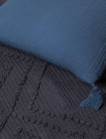 Coussin en double gaze de coton 'Deko&co'