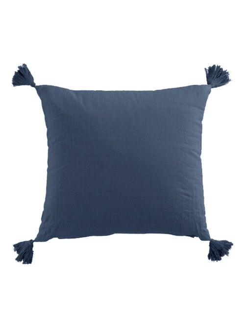 Coussin en double gaze de coton 'Deko&co' - Kiabi