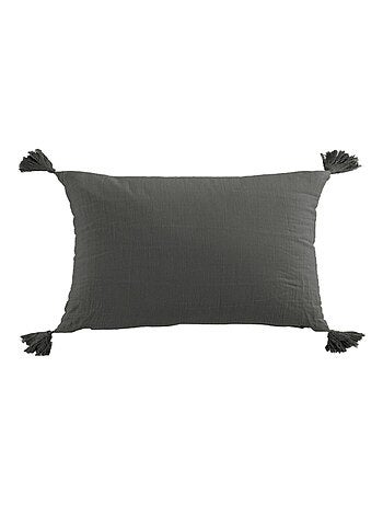 Coussin en double gaze de coton 'Deko&co'