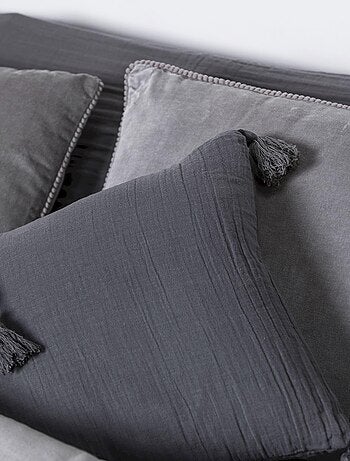 Coussin en double gaze de coton 'Deko&co'