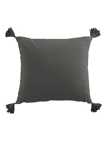 Coussin en double gaze de coton 'Deko&co'