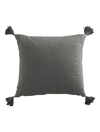 Coussin en double gaze de coton 'Deko&co'