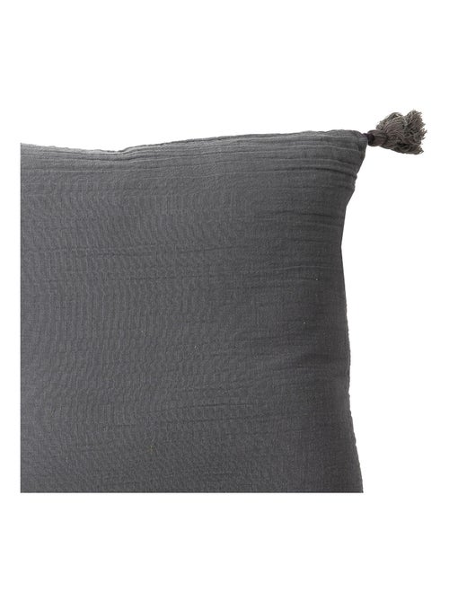 Coussin en double gaze de coton 'Deko&co' - Kiabi