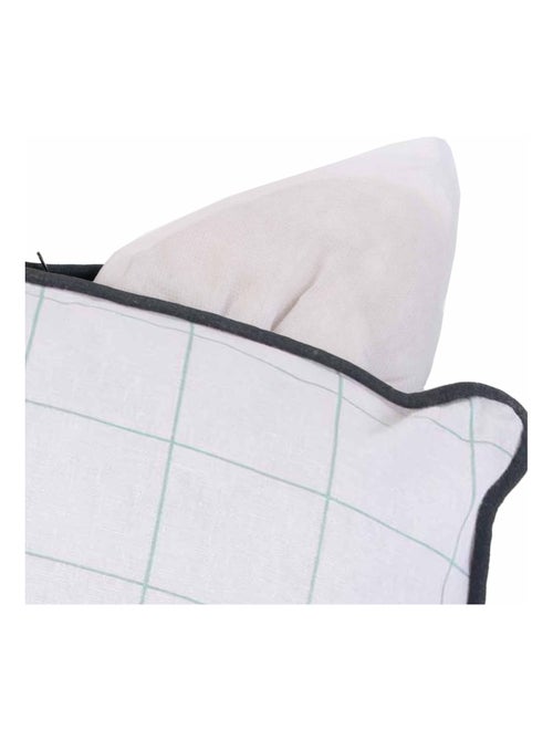 Coussin EN FAMILLE Noir/Blanc Je vous aime - Kiabi