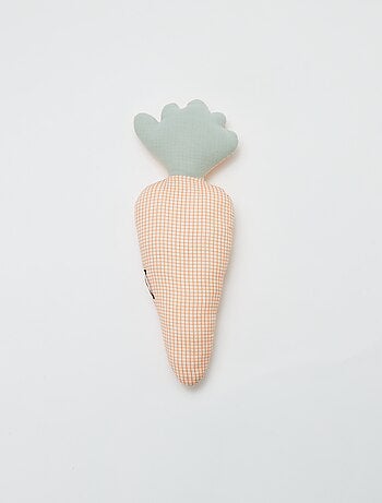 Coussin en forme de fruits et légumes - carotte