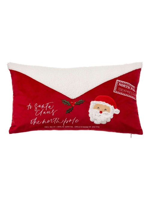 Coussin en forme de lettre au Père Noël - Kiabi