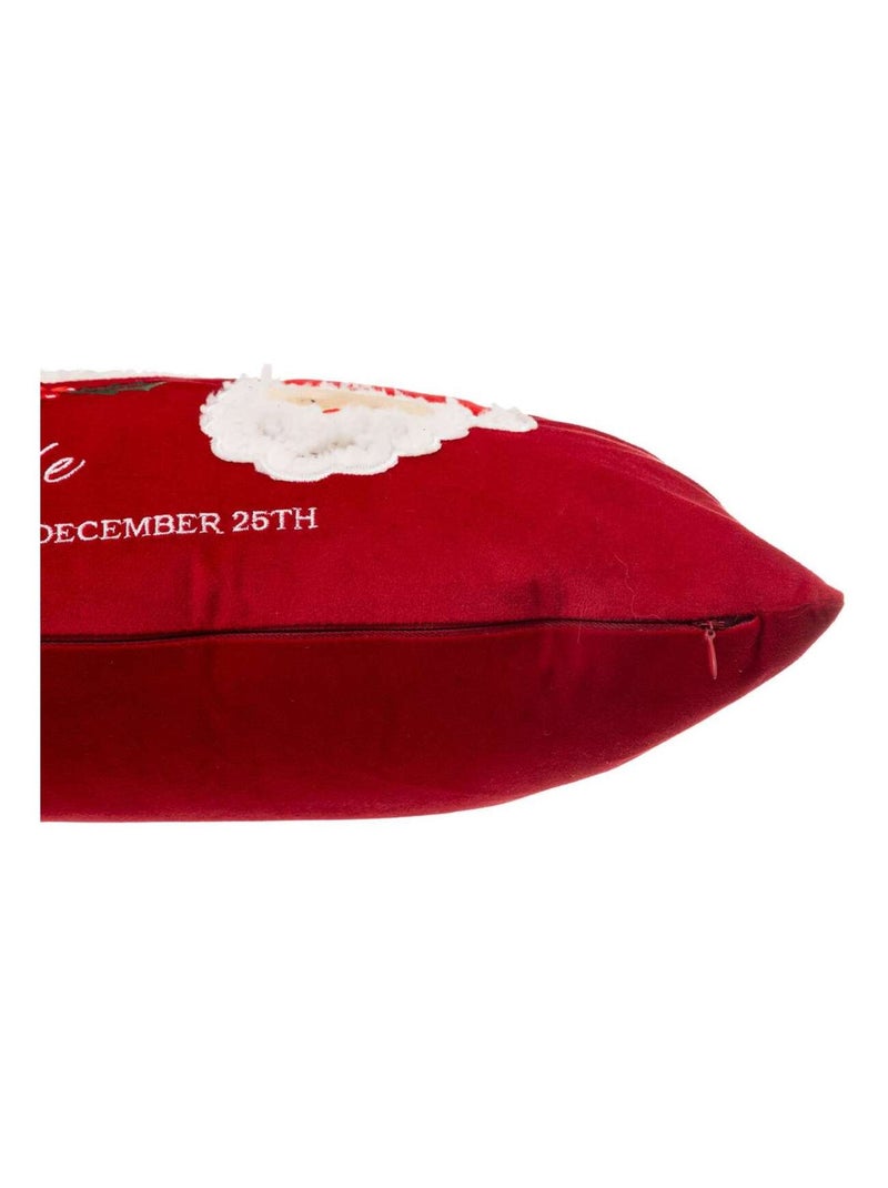 Coussin en forme de lettre au Père Noël Rouge - Kiabi