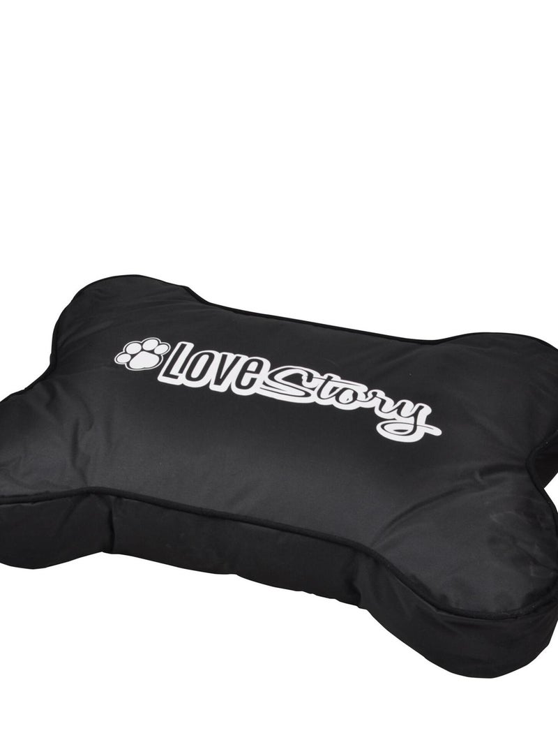 Coussin en forme Os Noir - Kiabi