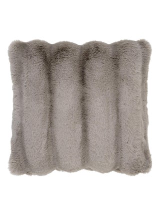 Coussin en fourrure artificielle beige 45 x 45 cm - House Nordic