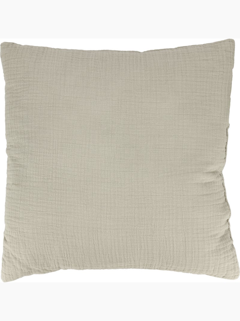 Coussin en gaze de coton - beige - 30x50 / beige Beige - Kiabi