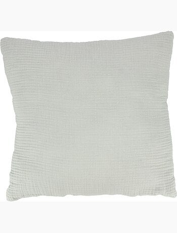 Coussin en gaze de coton - gris - 30x50 / gris