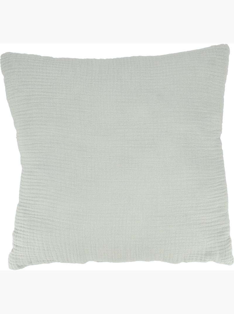 Coussin en gaze de coton - gris - 30x50 / gris Gris - Kiabi