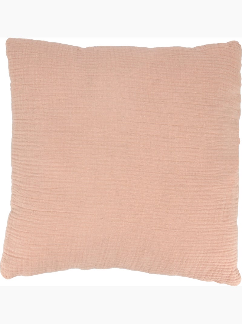 Coussin en gaze de coton - peche - 30x50 / orange Orange - Kiabi