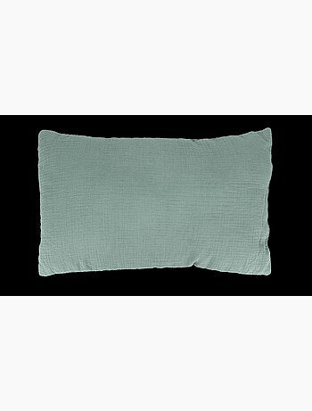 Coussin en gaze de coton - gris - 30x50 / gris