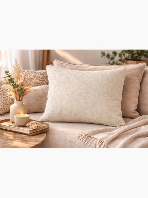 Coussin en Gaze de Coton - Kiabi