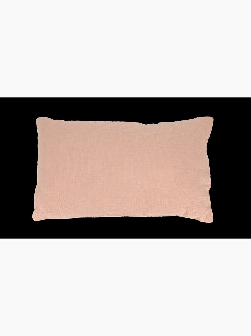 Coussin en Gaze de Coton Orange - Kiabi