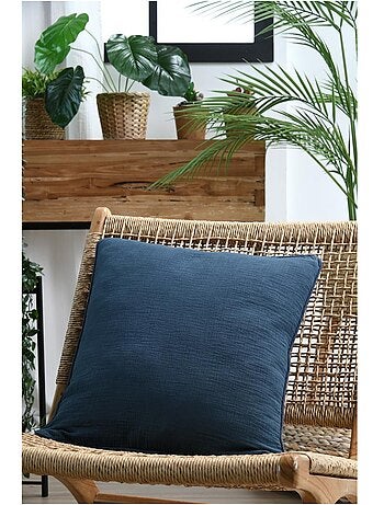 Coussin en gaze de coton Pop color