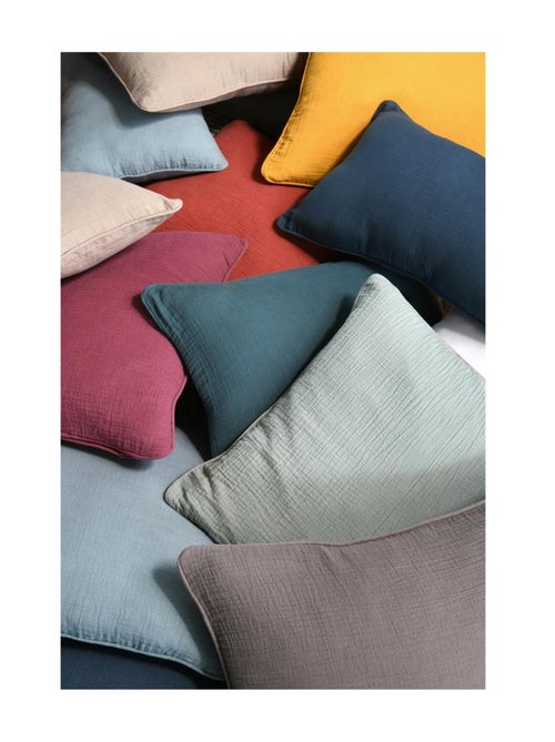 Coussin en gaze de coton Pop colors - Kiabi Coussin en gaze de coton Pop colors - Kiabi