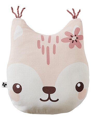 Coussin en gaze de coton Tamia l ecureuil