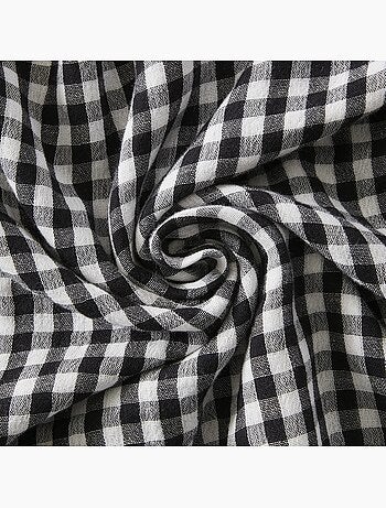 Coussin en gaze de coton Vicky vichy