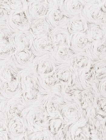 Coussin en imitation fourrure bouclée