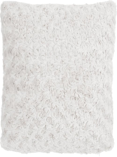 Coussin en imitation fourrure bouclée - Kiabi