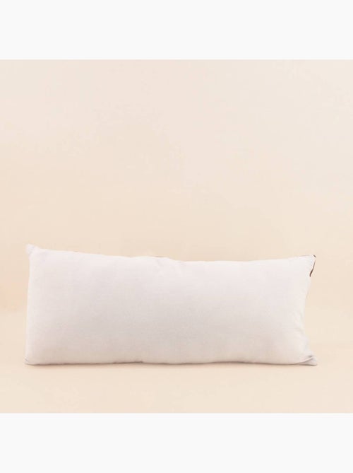 Coussin en jacquard chenille motifs ethniques marrons 30x70cm - Kiabi