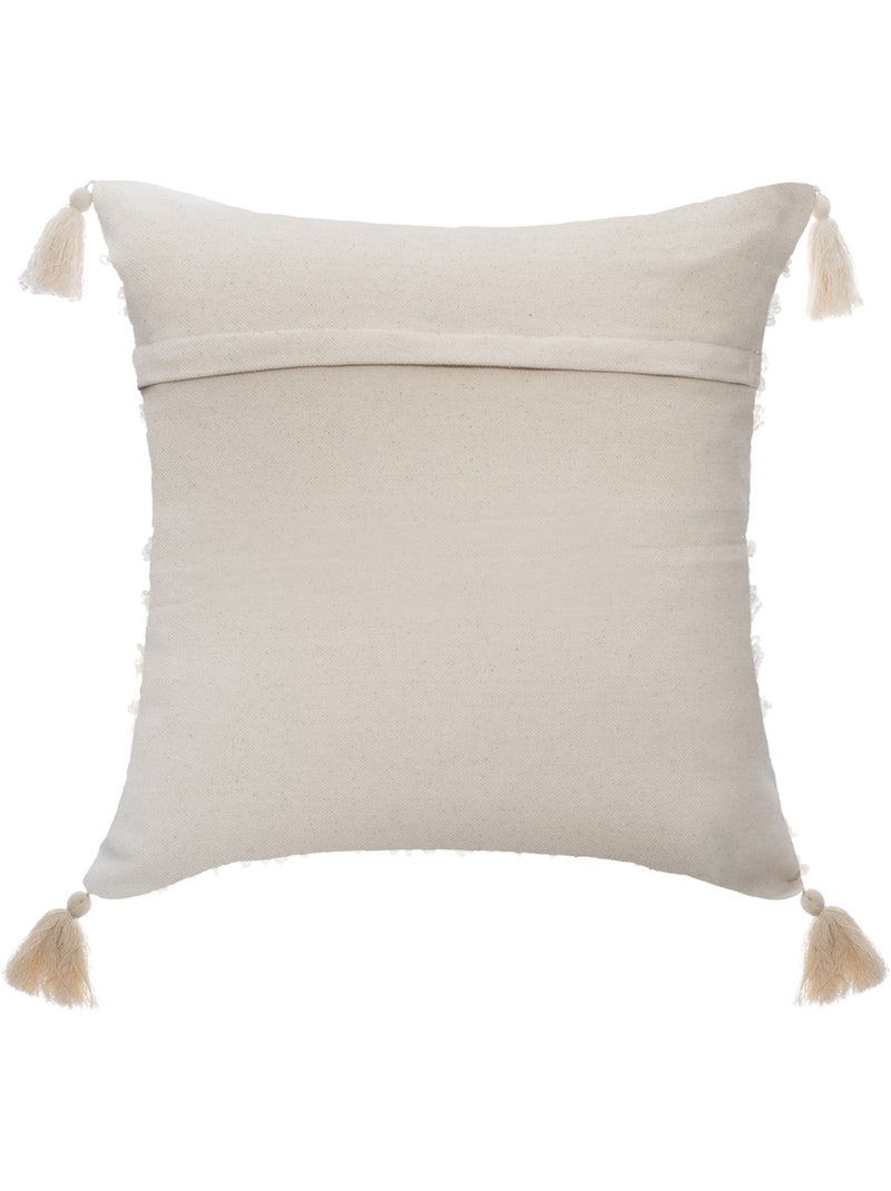 Coussin en jacquard SHINE Beige - Kiabi