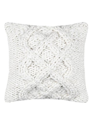 Coussin en macramé déhoussable