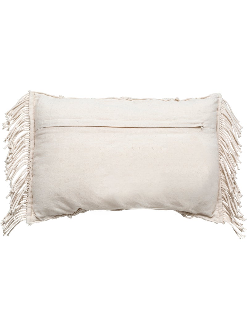 Coussin en macramé MACRAMÉ Ivoire - Kiabi