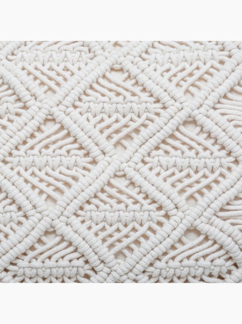Coussin en macramé MACRAMÉ - Kiabi Coussin en macramé MACRAMÉ - Kiabi