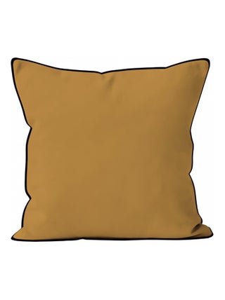 Coussin en microfibre lavée BOHEME, par Soleil d'Ocre
