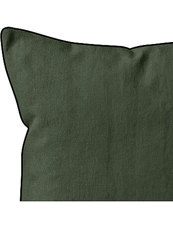 Coussin en microfibre lavée BOHEME, par Soleil d'Ocre