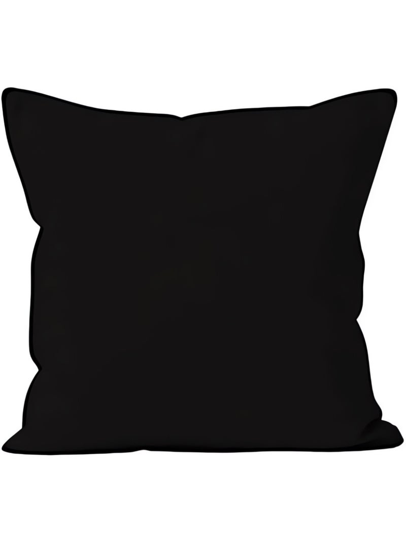 Coussin en microfibre lavée BOHEME, par Soleil d'Ocre Noir - Kiabi
