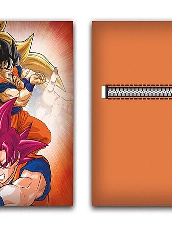 Coussin en Peluche avec poche Dragon Ball Z - Tous les Personnages - 35x35 cm