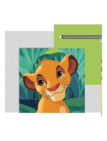Coussin en Peluche avec poche Simba - Le Roi Lion Disney 35x35 cm