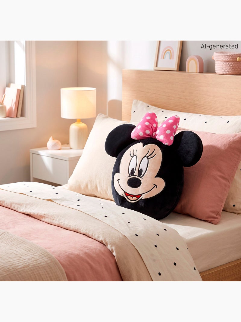 Coussin en peluche minnie mouse 22 cm + 3 ans Rose - Kiabi