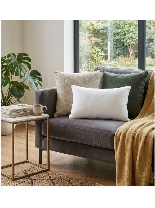 Coussin en polyester uni Pop color - Kiabi