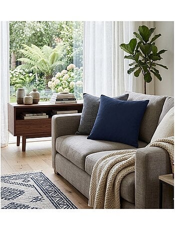 Coussin en polyester uni Pop color