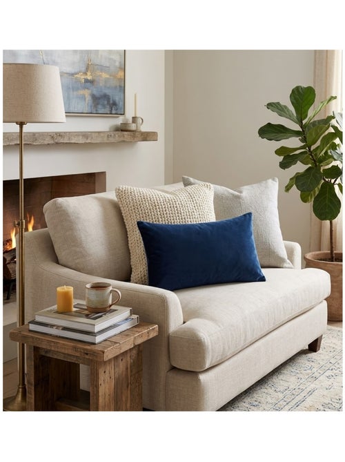 Coussin en polyester uni Pop color - Kiabi