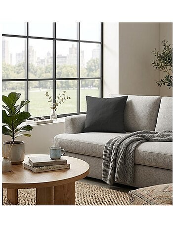 Coussin en polyester uni Pop color