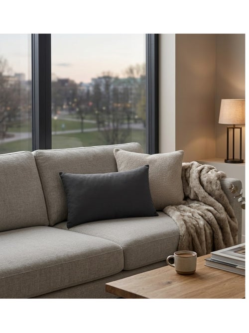 Coussin en polyester uni Pop color - Kiabi