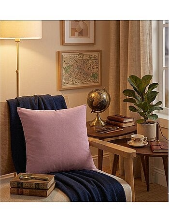 Coussin en polyester uni Pop color