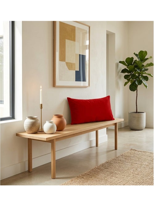 Coussin en polyester uni Pop color - Kiabi