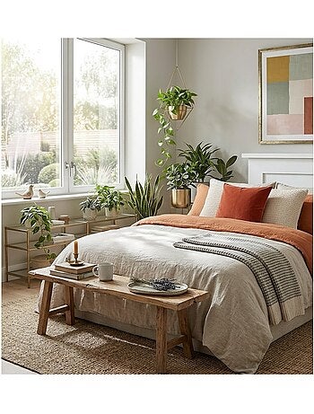 Coussin en polyester uni Pop color