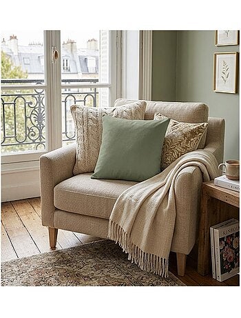Coussin en polyester uni Pop color